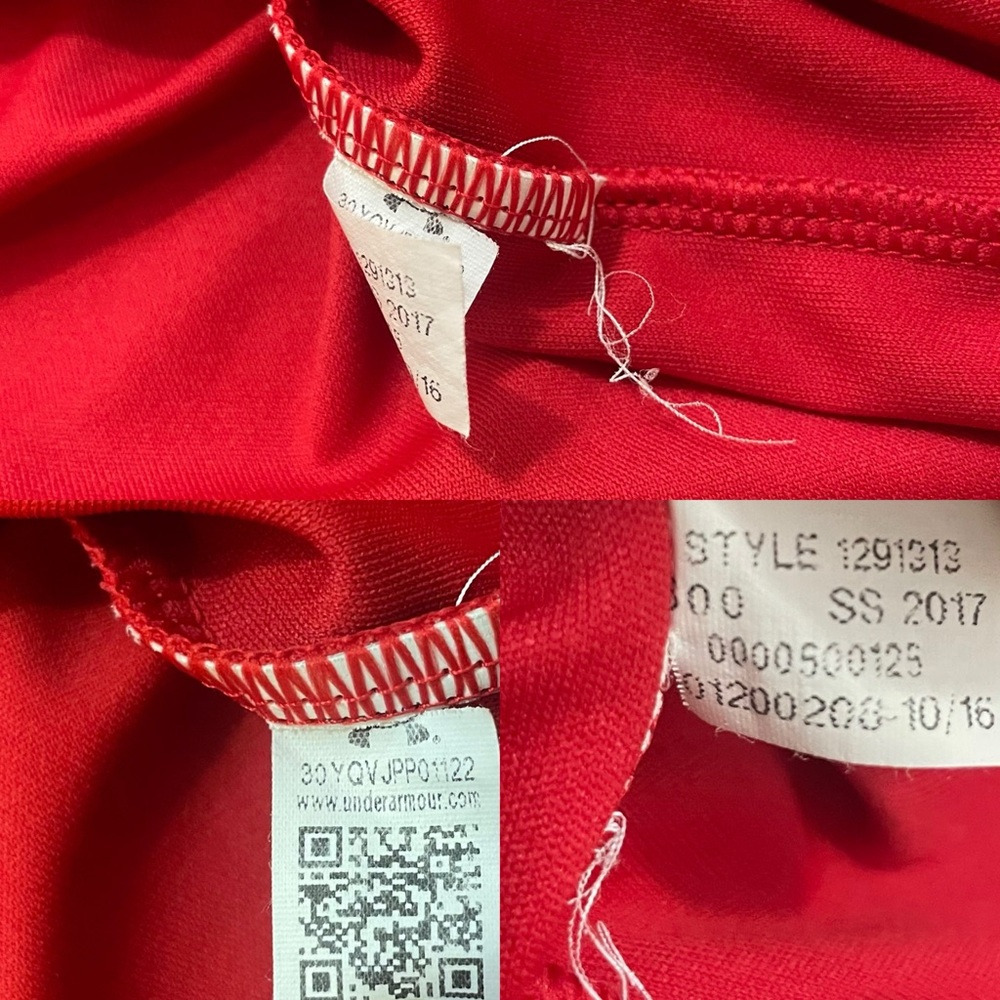 Red Under Armour Long Sleeve Hoodie - Picture 8 of 10